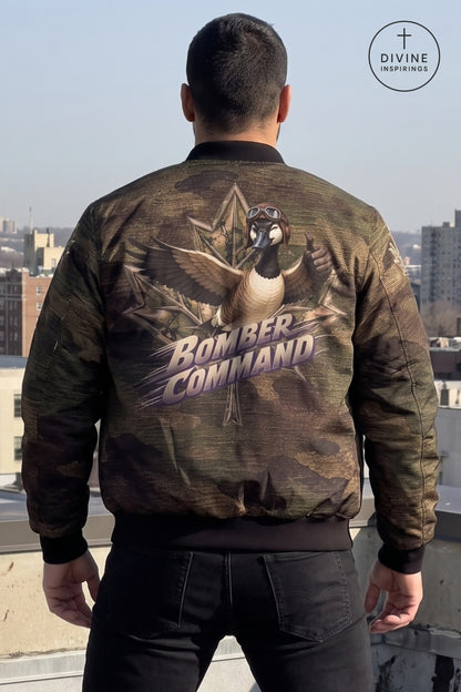 Bomber Command Men's Camo Bomber Jacket