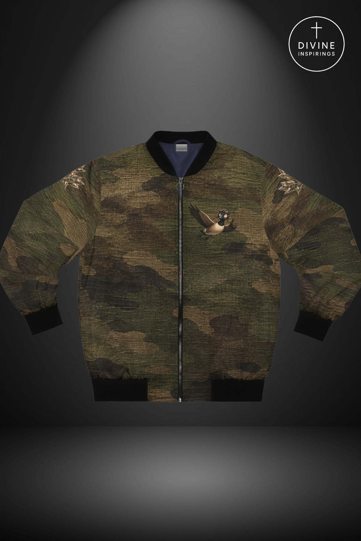 Bomber Command Men's Camo Bomber Jacket