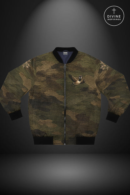 Bomber Command Men's Camo Bomber Jacket