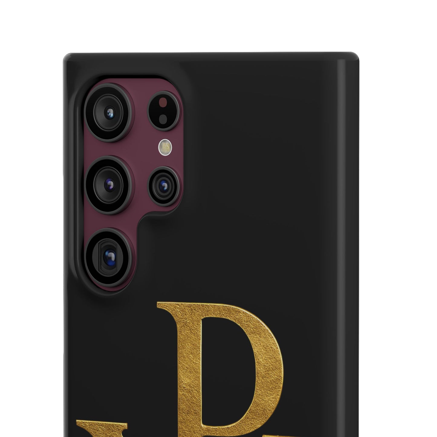 Our Eternal Hope in Christ - Black Chi Rho Snap Case for Samsung