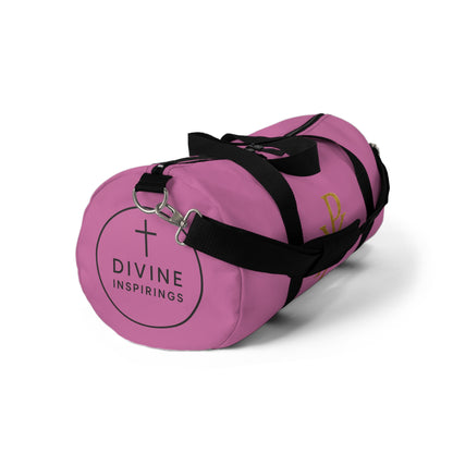 Women's Christ’s Victory Duffle Bag in Pink – Chi Rho Symbol