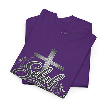 Selah Cross Tee — Men's Christian T‑Shirt