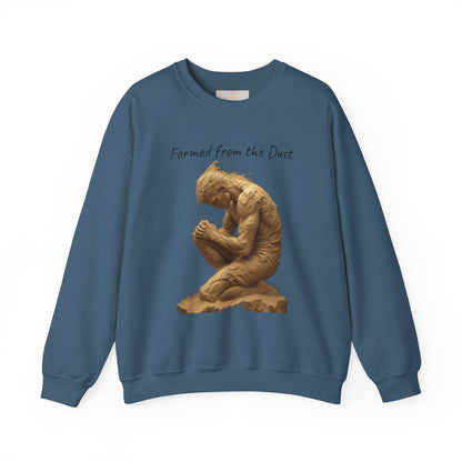 Formed from the Dust | Men’s Christian Sweatshirt with Genesis 2:7