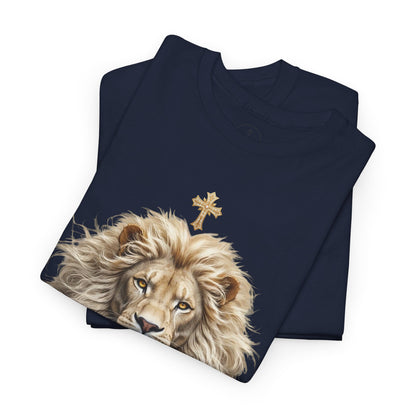 Christ the King (Lion of Judah) — Men's Christian T-Shirt