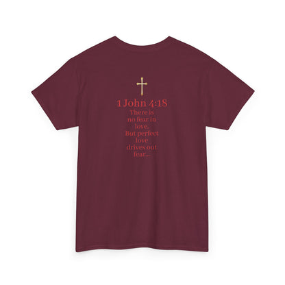 Fearless Love Men’s T-Shirt – Bold Faith in Action
