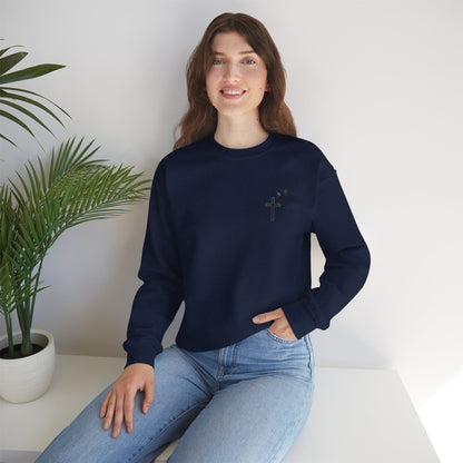 God’s Grace: Cross & Ravens Women's Sweatshirt