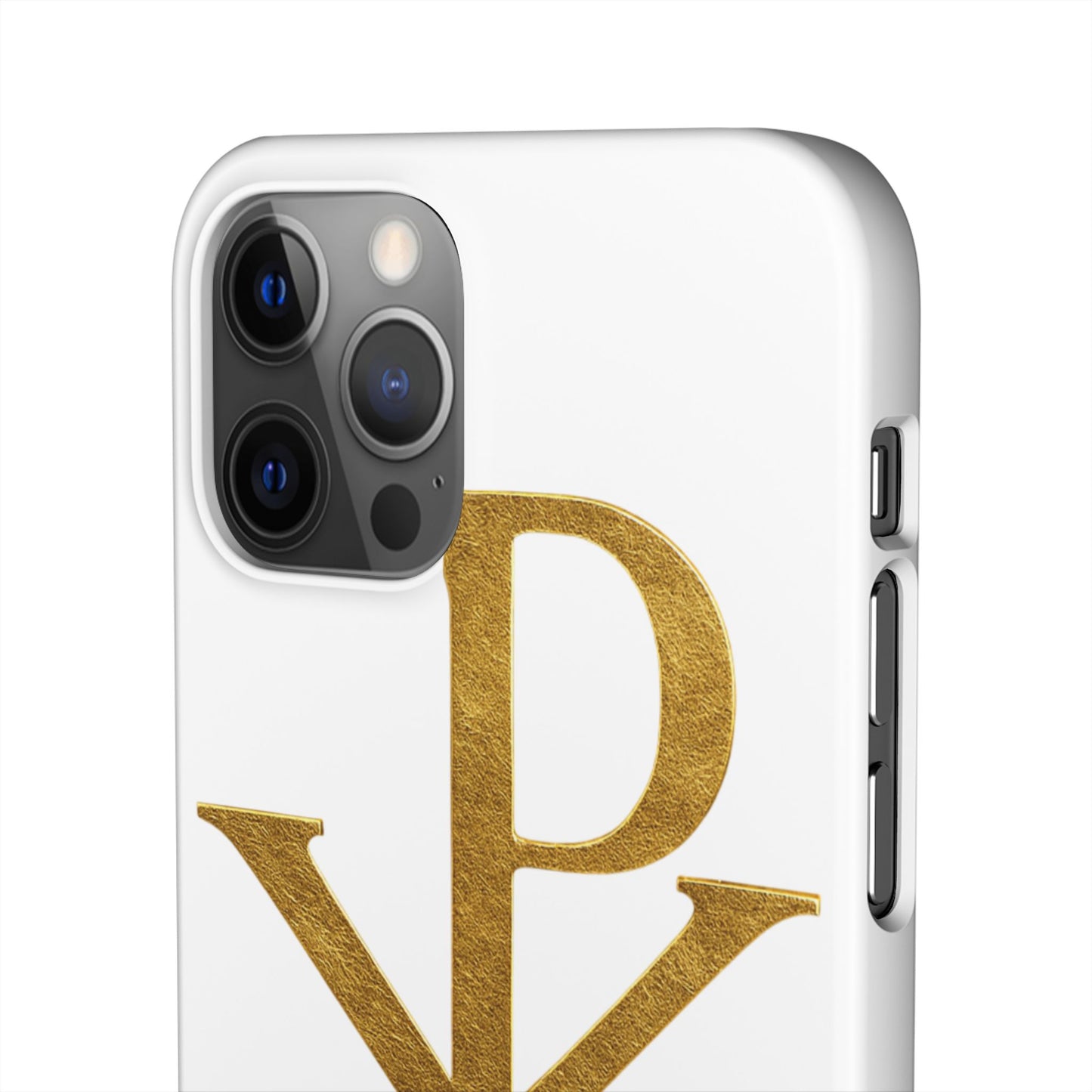 White Chi Rho Snap Case for iPhone – The Way, Truth & Life