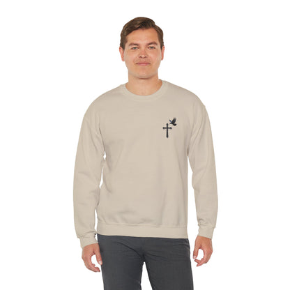 God’s Grace: Cross & Ravens Men's Sweatshirt