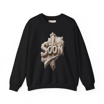 “Soon” Cross Women’s Sweatshirt – Wrapped in Hope