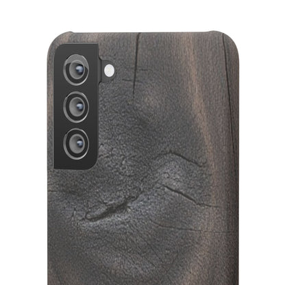 Dark Wood Grain Samsung Snap Case