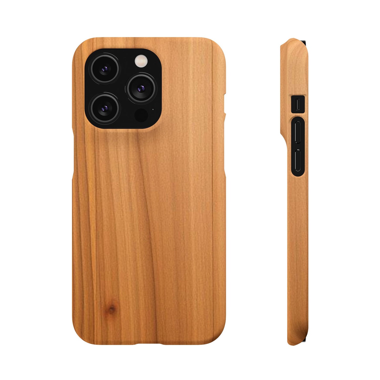 Natural Wood Grain iPhone Snap Case