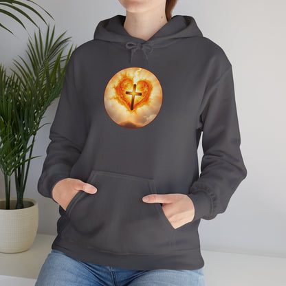 Women’s Sacred Heart Hoodie – Faith-Inspired Spiritual Pullover