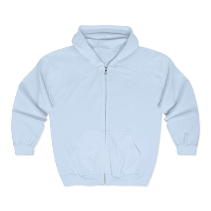 Anchored Journey – Men’s Classic Plain Zip-Up Hoodie (Dark Label)