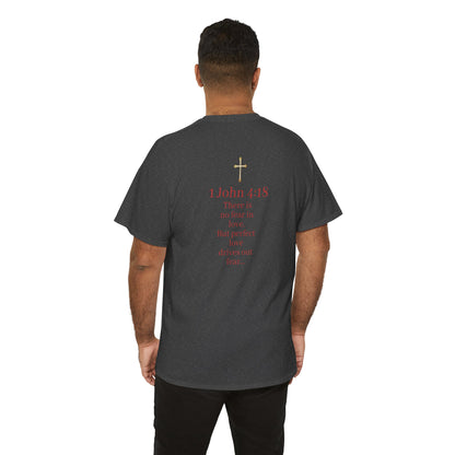 Fearless Love Men’s T-Shirt – Bold Faith in Action
