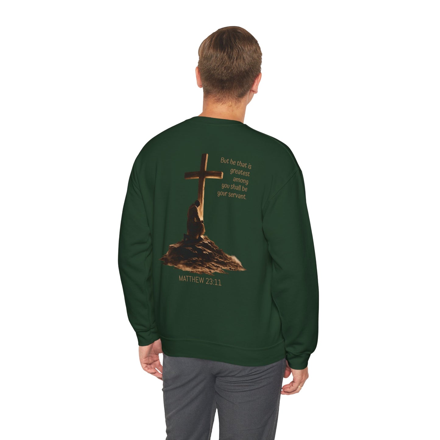 Humble Servant - Christian Men's Sweatshirt