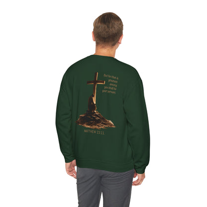 Humble Servant - Christian Men's Sweatshirt