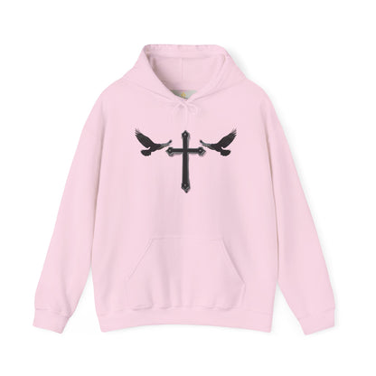 Guided by Grace – Cross & Crows Women’s Hoodie