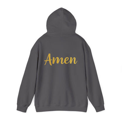 Amen Men’s Hoodie – Inspirational Christian Faith Apparel