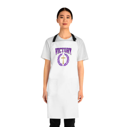 Victory in Christ Inspirational Apron for Christian Crafters & Bakers