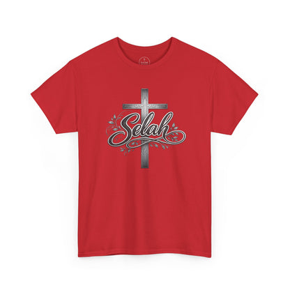 Selah Cross Tee — Men's Christian T‑Shirt