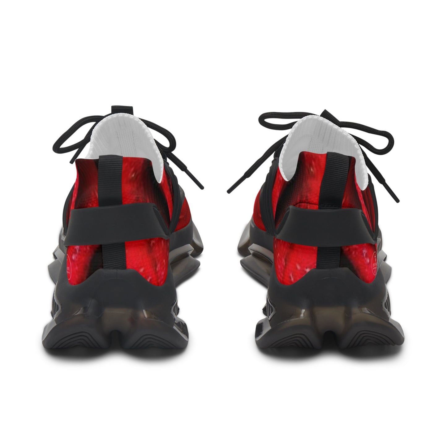 Crimson Valor – Men’s Bold Faith Sneakers