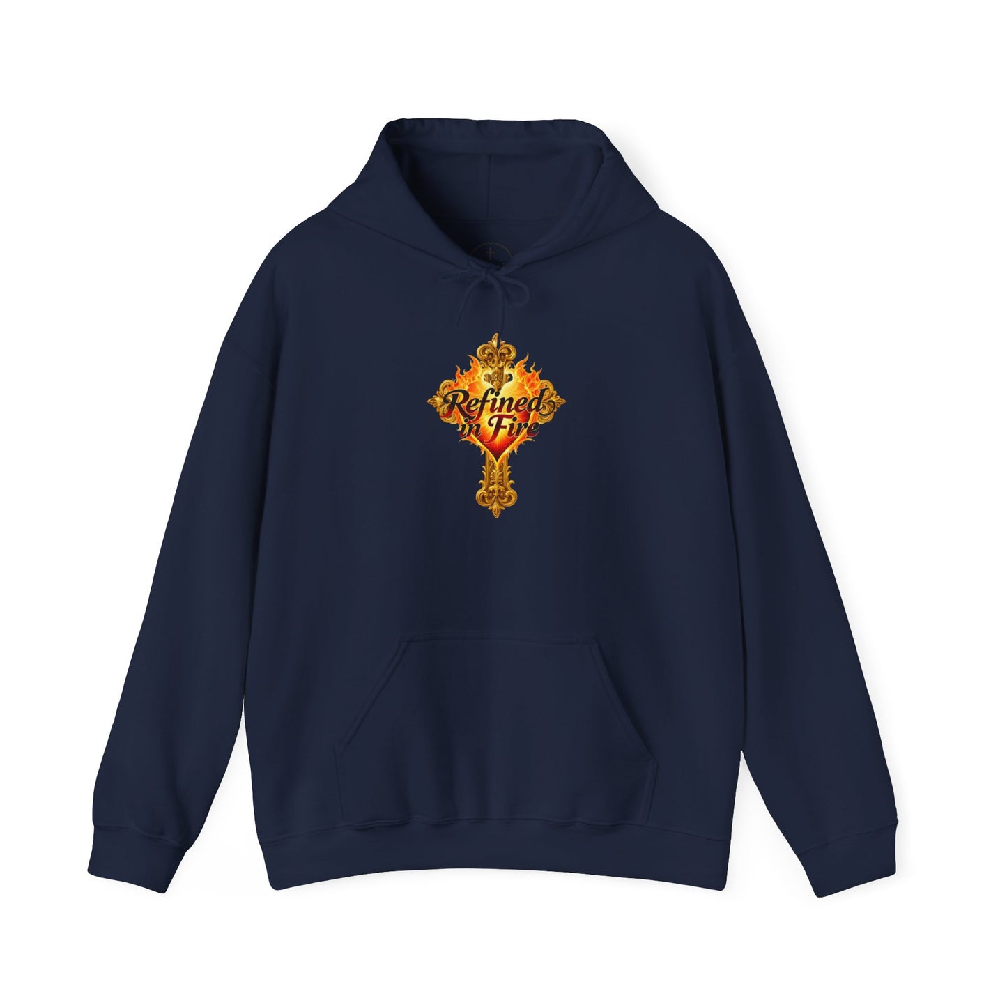 Refined by Fire - Men's Ornate Christian Hoodie