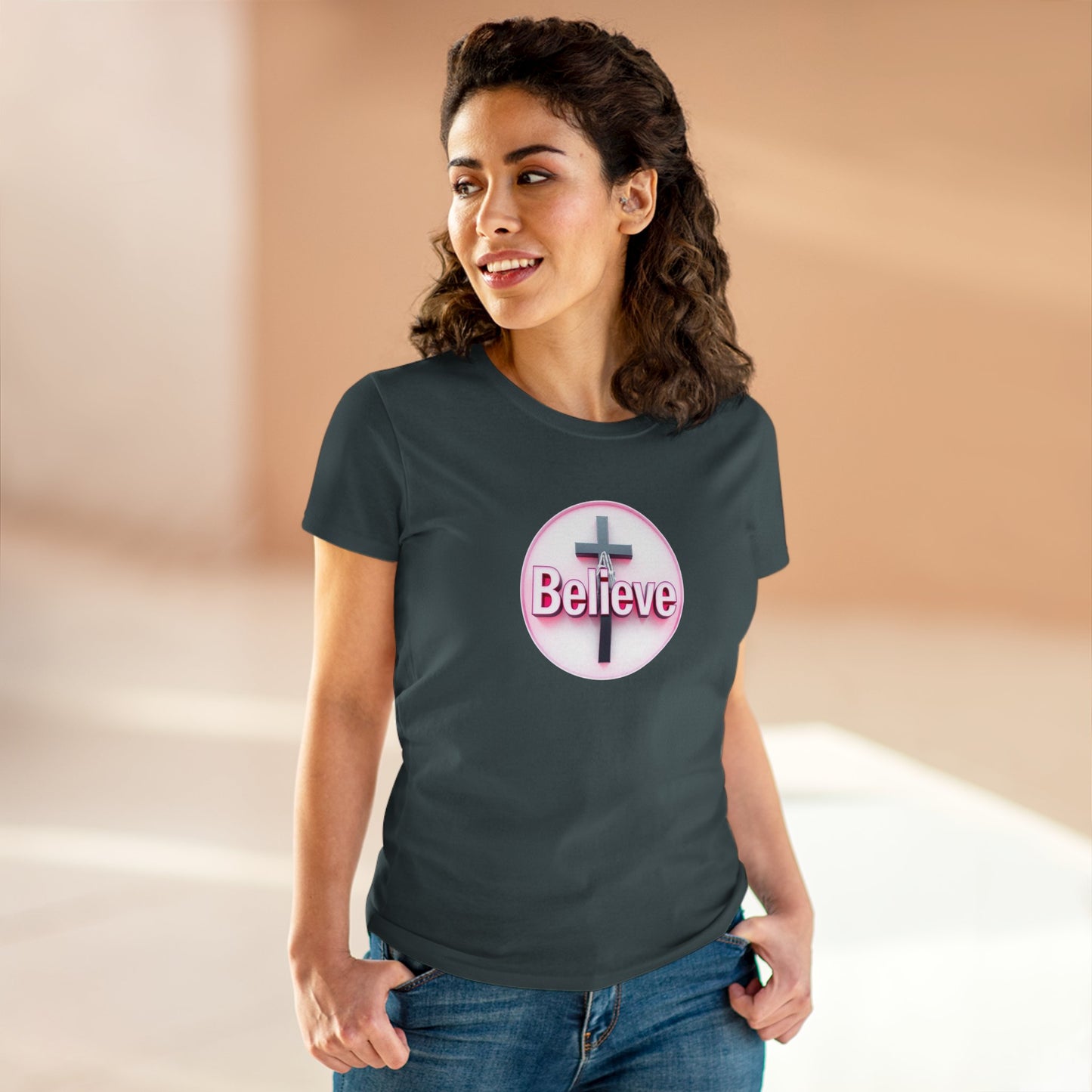 Believe | Women’s Christian T-Shirt with John 11:40