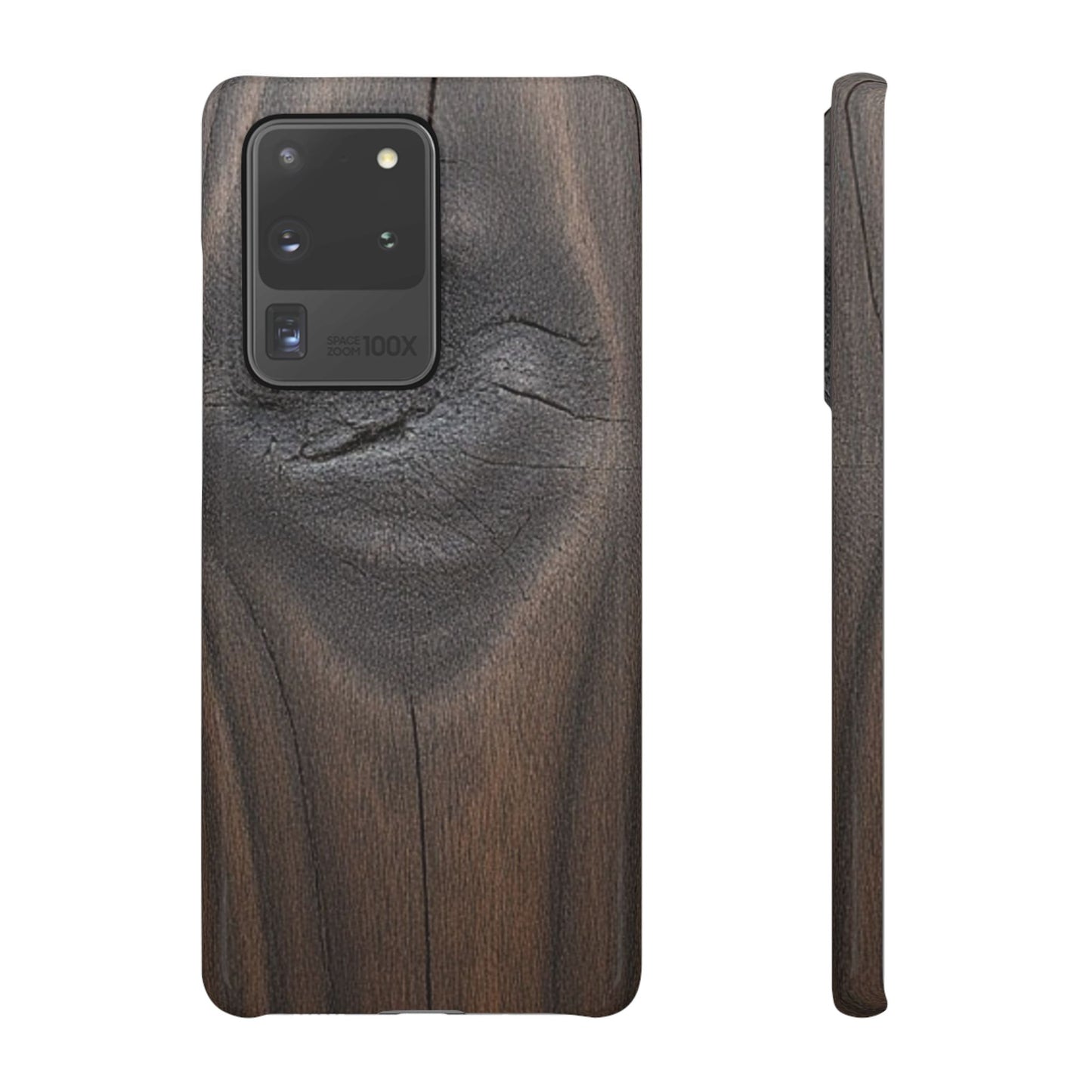 Dark Wood Grain Samsung Snap Case