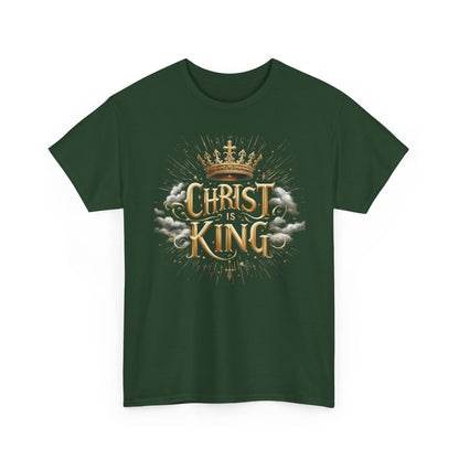Christ is King Crowned - Men's Christian T-Shirt