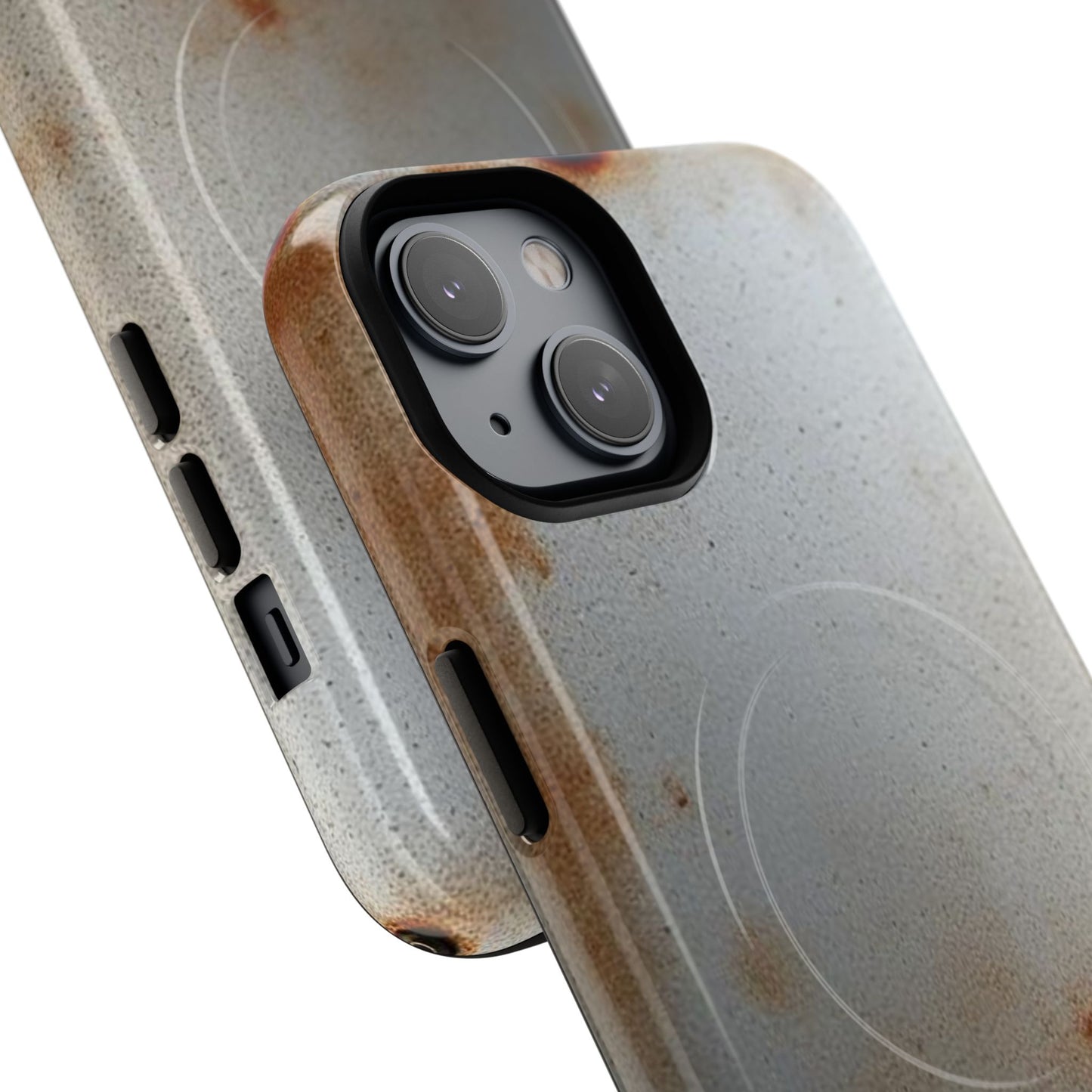 Enduring Faith – Old Metal Finish iPhone Magnetic Tough Case