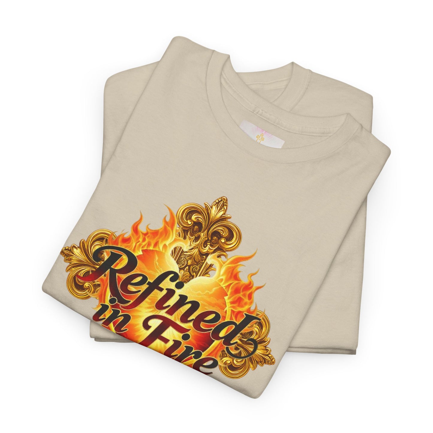 Refined in Fire — Women's Ornate Christian T-Shirt