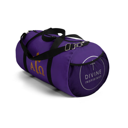 Eternal Victory Duffle Bag in Purple – Alpha & Omega