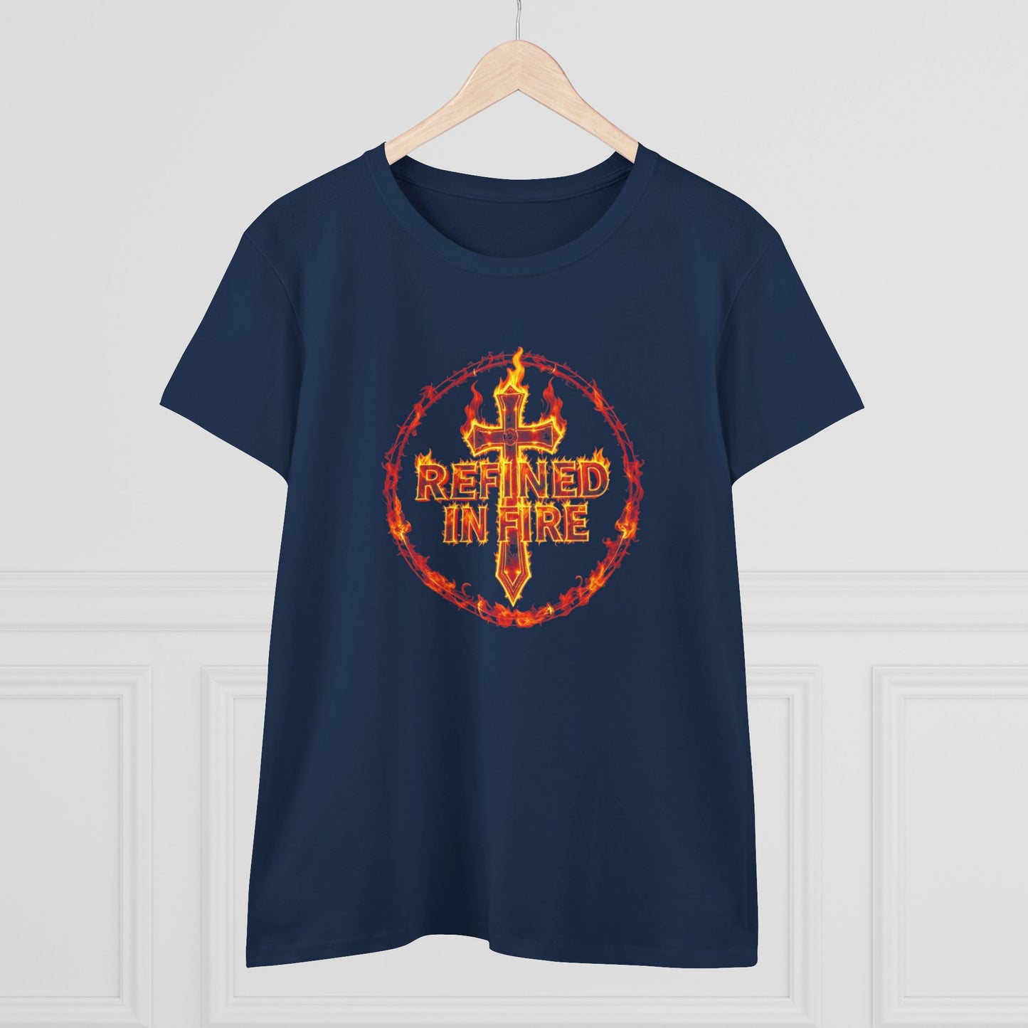 Refined in Fire – Women's Tee of Fierce Faith