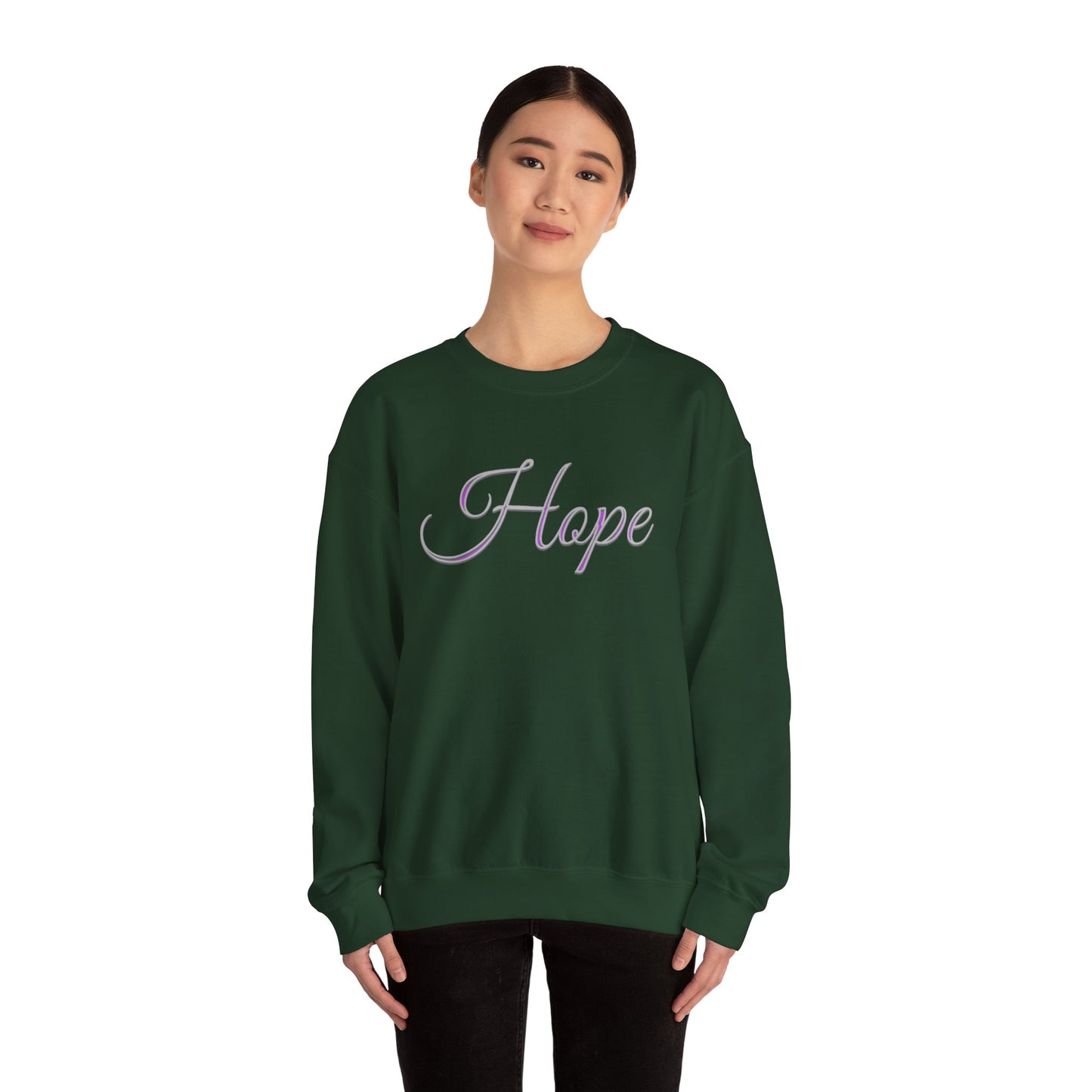 Women’s “Hope” Sweatshirt – Inspirational Scripture Hoodie | Romans 15:13