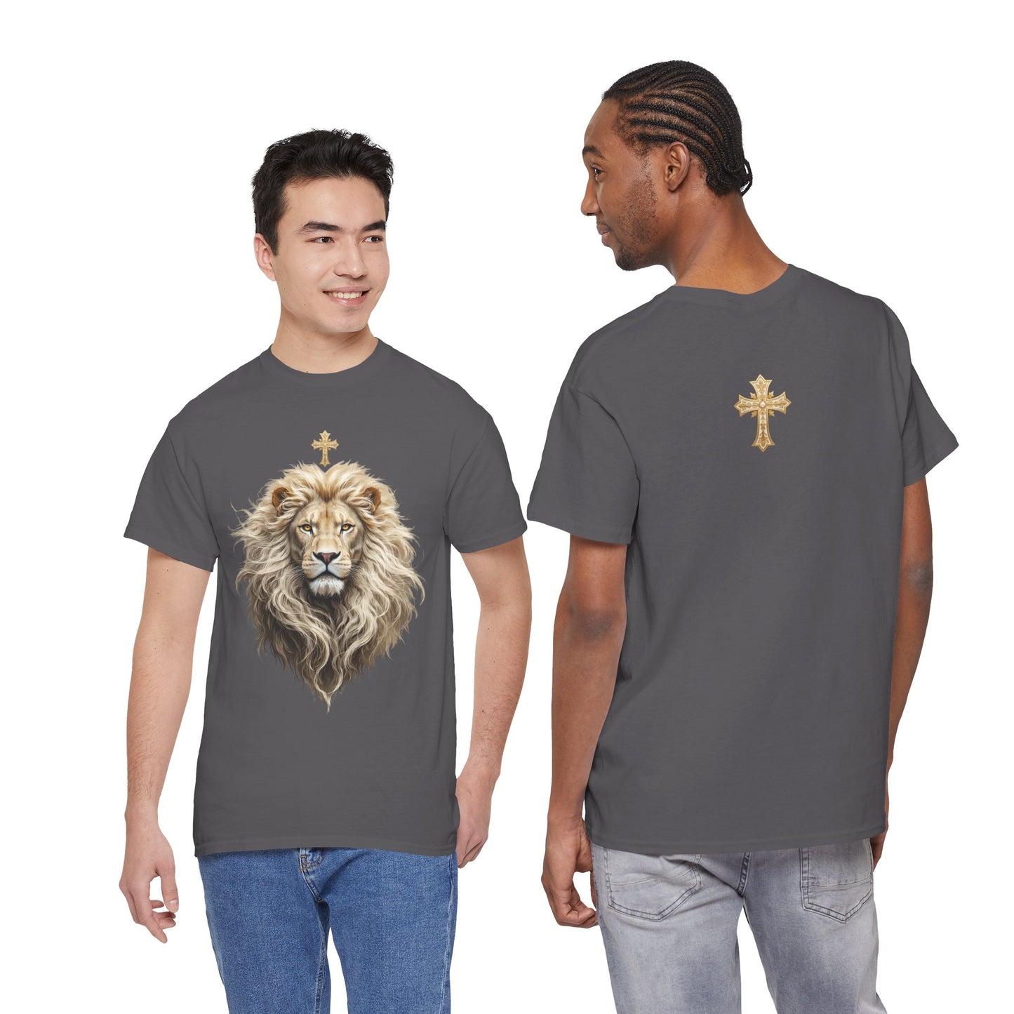 Christ the King (Lion of Judah) — Men's Christian T-Shirt