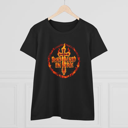 Refined in Fire – Women's Tee of Fierce Faith