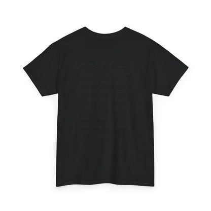 Formed from the Dust | Men’s Christian T-Shirt with Genesis 2:7 (Dark Lettering)