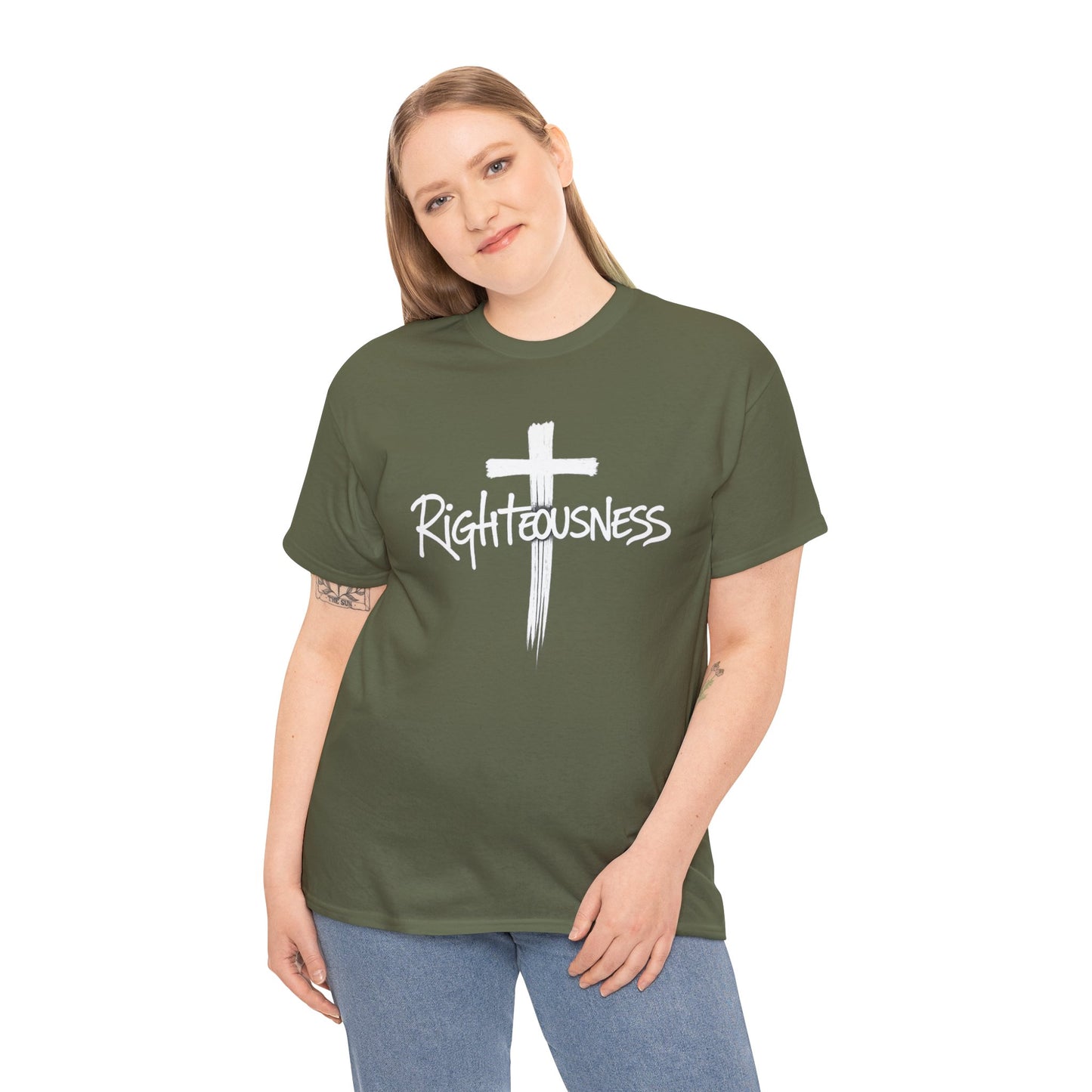 Righteousness - Christian Women's T-Shirt (Dark Colors)