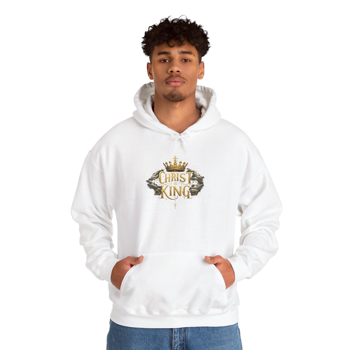 Christ is King Men's Christian Hoodie
