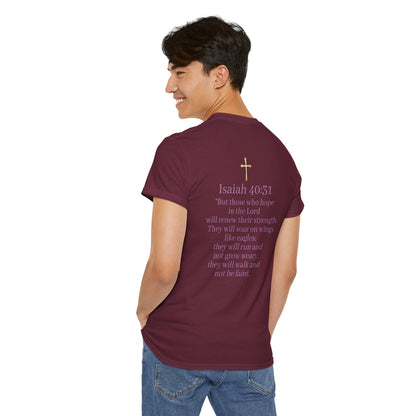 Men’s “Hope” Tee – Bold Scripture Design | Isaiah 40:31