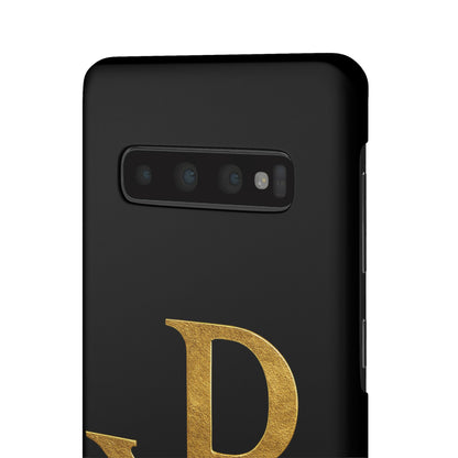 Our Eternal Hope in Christ - Black Chi Rho Snap Case for Samsung