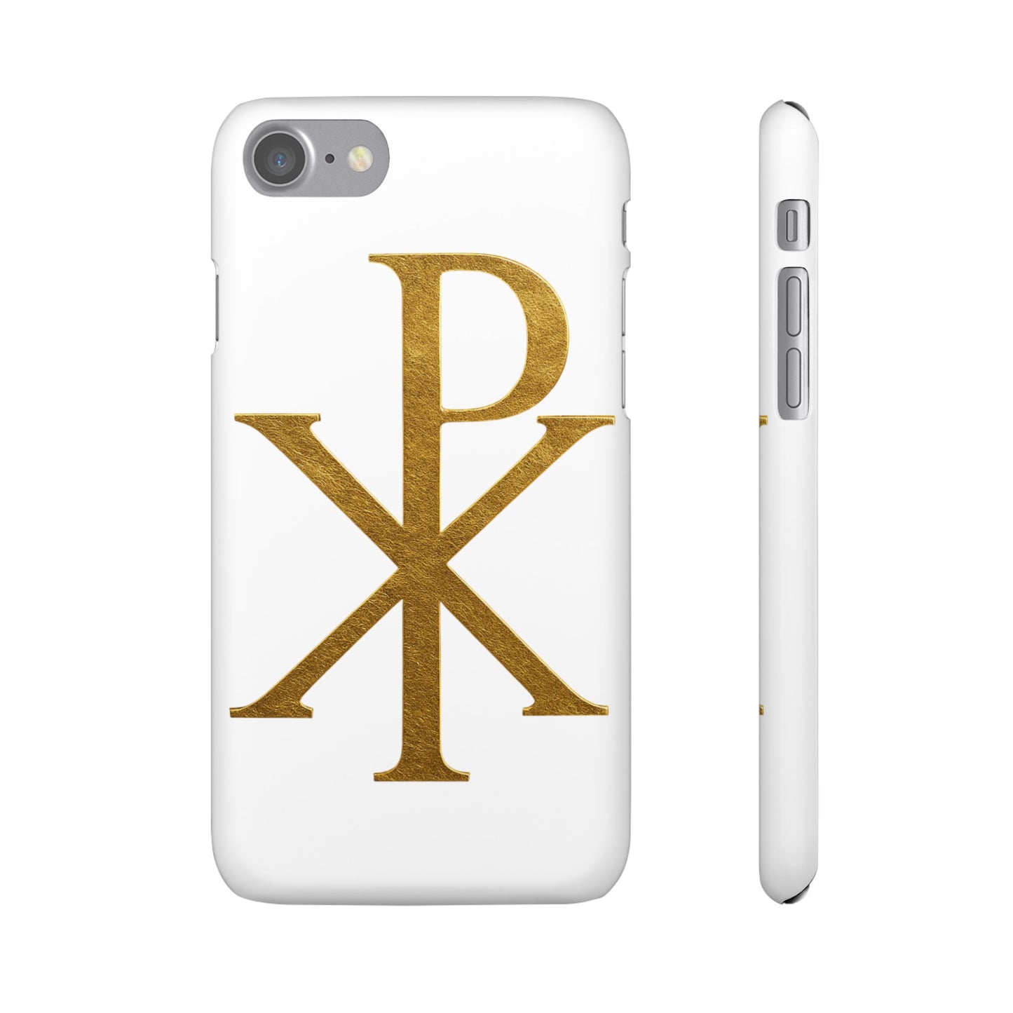 White Chi Rho Snap Case for iPhone – The Way, Truth & Life