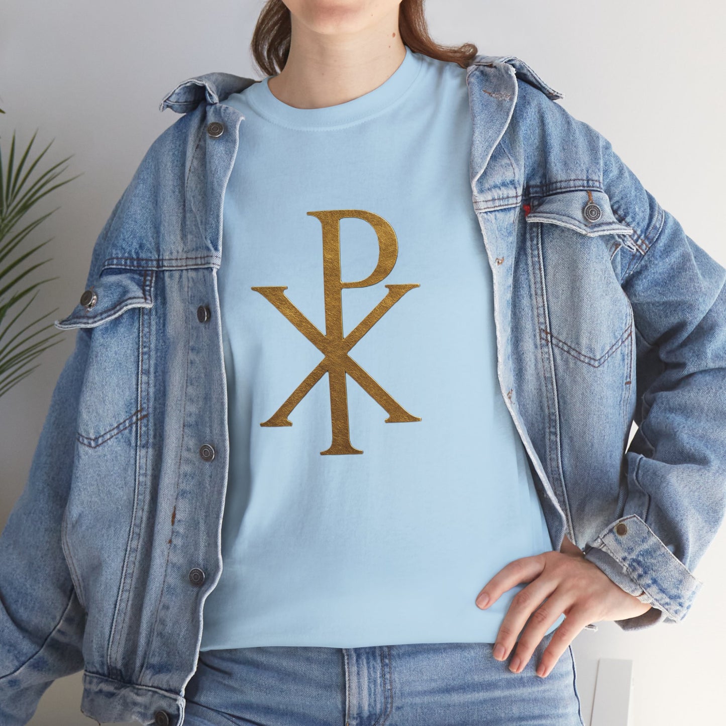 Chi Rho (Gold) - Women's Christian T-Shirt