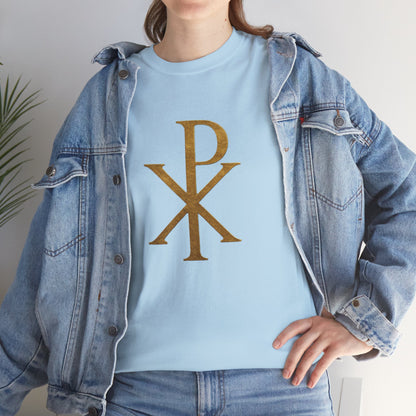 Chi Rho (Gold) - Women's Christian T-Shirt
