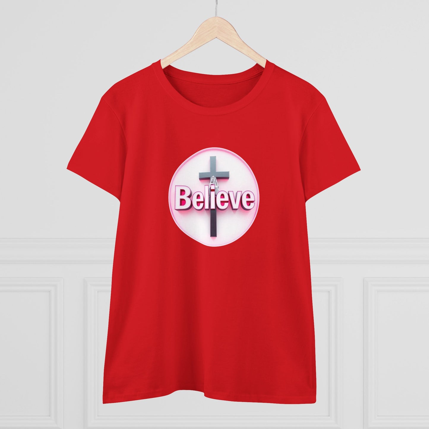 Believe | Women’s Christian T-Shirt with John 11:40