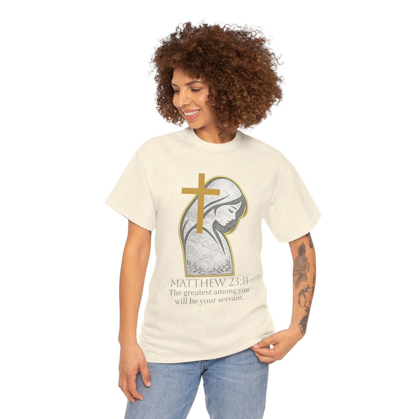 Humble Servant - Women's Christian Tee (Dark Lettering)