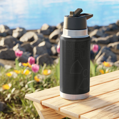 Faith Fueled – Nuclear Energy Stainless Steel Bottle (Black)