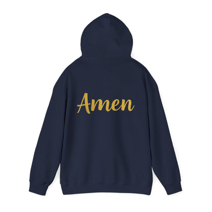 Amen Men’s Hoodie – Inspirational Christian Faith Apparel