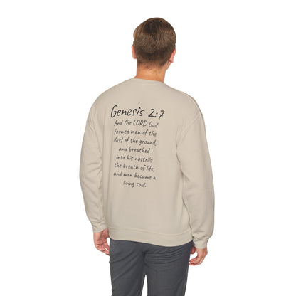 Formed from the Dust (Dark Lettering) - Men’s Christian Sweatshirt
