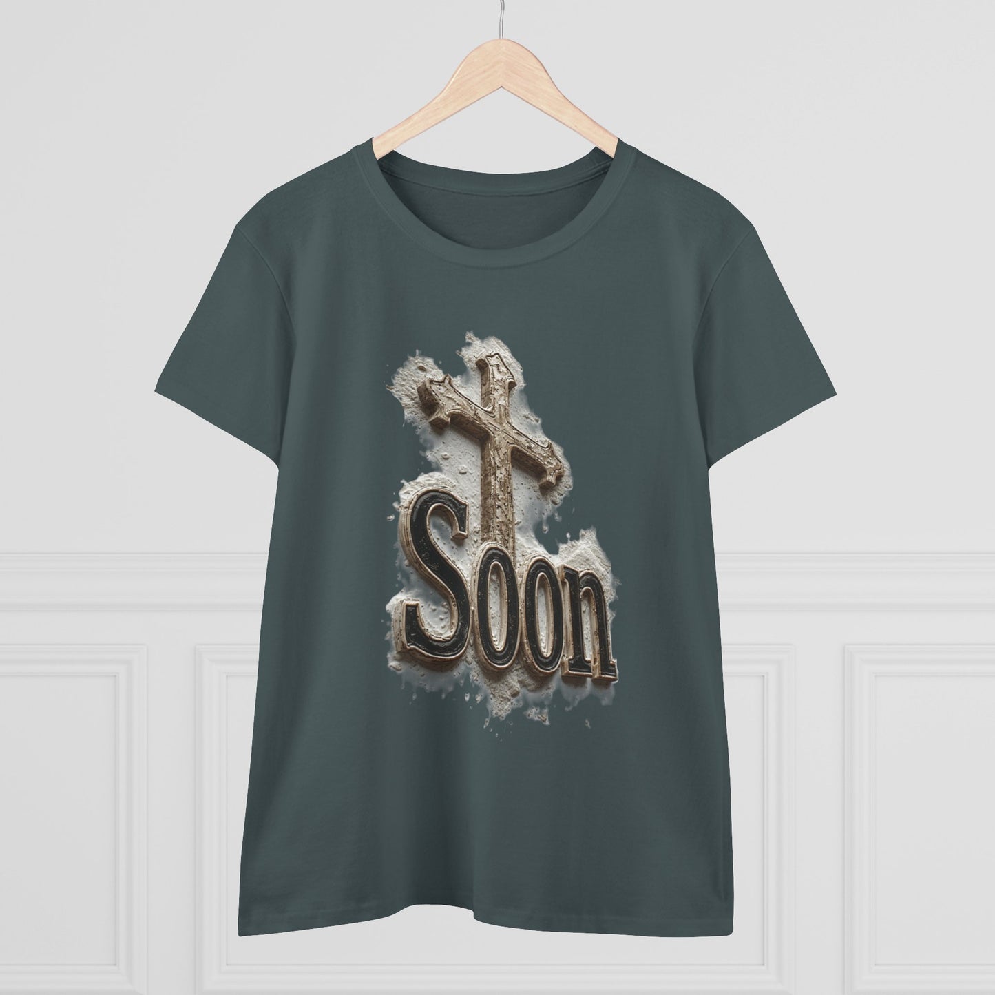 Christian Women’s T-Shirt – Soon Cross Tee